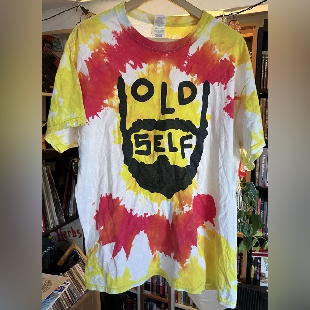 Old Self - Logo Large Tie-Dye Shirt On Gildan New Haven CT Hip-Hop Rap
